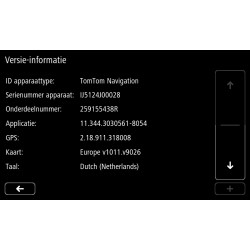 Software del sistema de navegación Intellilink Navi 80