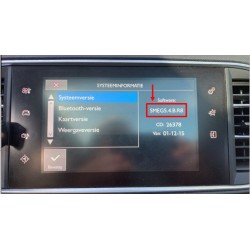 Actualización de navegación Peugeot Connect Nav+ WIPNav+ RT6 Europa 2023 V119 (incluye servicio)