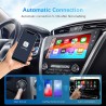 Adaptador inalámbrico Carplay Android Auto con USB Plug and Play