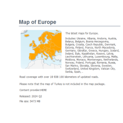 iGO HERE MAPPE EUROPA 2024.Q2