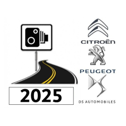 PEUGEOT CITROEN RT4/RT5/RT6/SMEG/SMEG+/SMEG6 -  FLITSPALEN EUROPA 2025