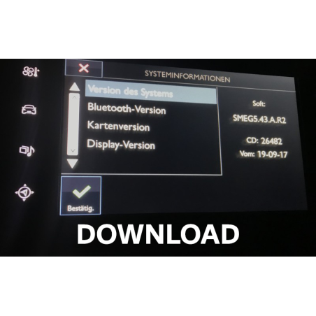 Peugeot - Citroen Firmware Update Smeg 5.43.A.R2