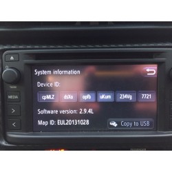 TOYOTA TOUCH 1 NAVIGATION MAP UPDATE USB EUROPE 2025