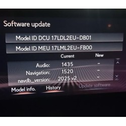 Navigation Update for Toyota/Lexus Premium System Gen. 10 Sat Nav 2026 Maps + activation code
