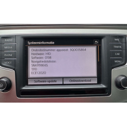 Mise à jour de la navigation Volkswagen Discover Media Mib2 AS SD CARD V21