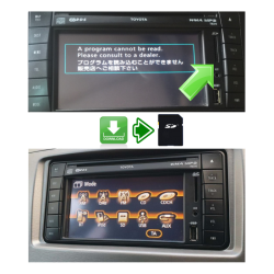 Toyota TNS510 Firmware systeemherstel